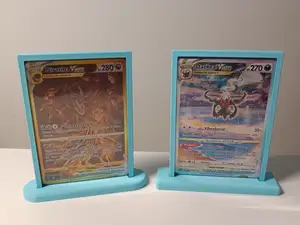 sleeved card display stand