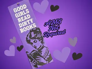 Good girls read dirty books Bookmark