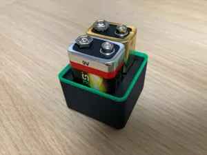 Gridfinity Battery Tray (9V Block)
