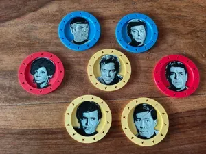 Star Trek TOS crew coasters