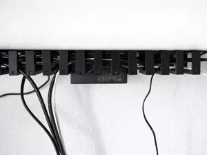 Modular Under-Desk Cable Management Channel
