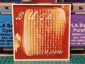 Bush "Sixteen Stone" Album - Hueforge Art