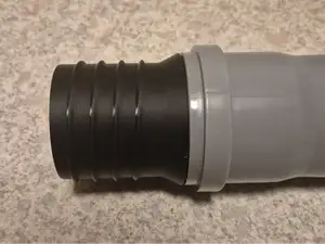 70mm Spiralschlauch DN75 KG-/HT-Rohr Adapter