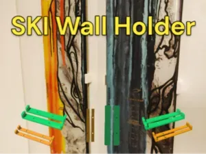 Minimalist Ski Wall Mount V2