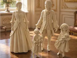 Victorian Family Miniatures Set  – Dollhouse Scale