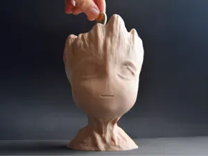 Baby Groot Head - Piggy Bank