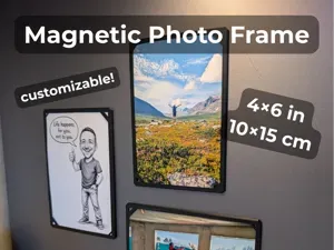 Magnetic Photo Frame (4×6 in / 10×15 cm)