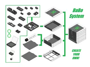 [BaBo] organizer drawer module 30