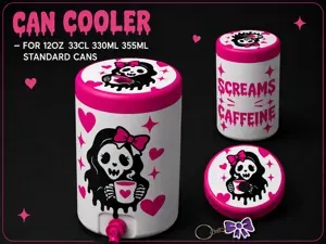 Horror Girlie Can Cooler – 12oz / 330ml / 355ml