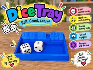 DiceTray – Roll, Count & Learn!