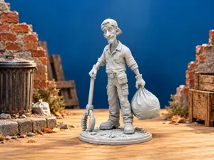 Funny Sanitation Worker – Workers Series