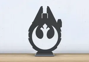 Millennium Rebel - Star Wars - With Stand