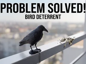 Bird Deterrent (Crow) - Balcony Problem Solver!