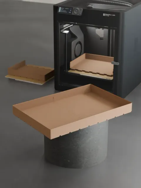 Gridfinity 9x6 Bin (5U) Dovetail Split Fit A1 Mini — Image 4 of 5