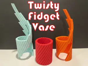 Twisty Fidget Vase