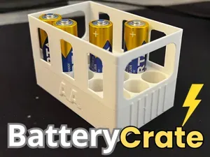 Battery Holder - Beer crate