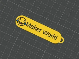 Customizable Emoji Keychain
