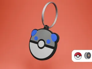 Heavy Ball | Pokemon Keychain Series