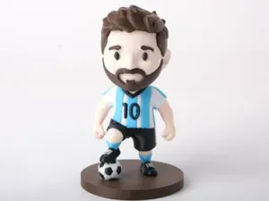 Lionel Messi Collectible Figurine - Football Toy