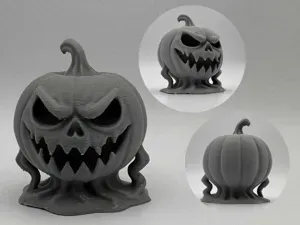 Haunted Pumpkin – Creepy Halloween Decoration
