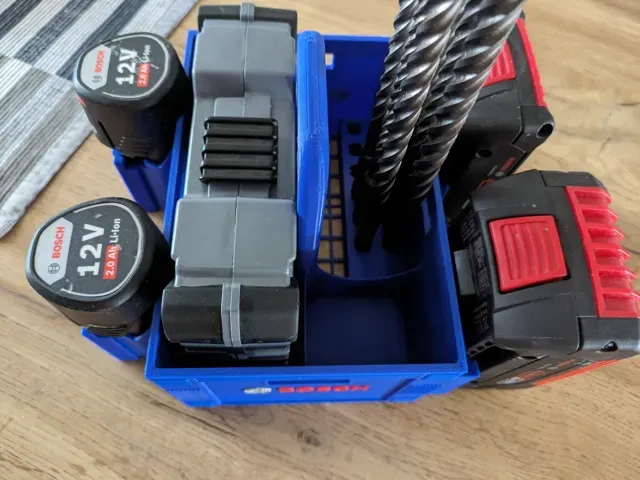 Bosch battery Tray 18V and 12V with SDS holder — Image 3 of 3