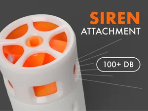 Siren Attachment for High Speed Propeller Launcher