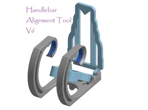 Bicycle Handlebar Alignment Tool Double Folding