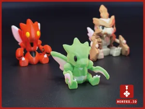 #123 SCYTHER Pokemon Mini Figure