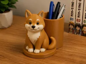 Portapenne a forma di cane
