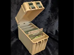 Seed Organizer Box with Desiccant Slot