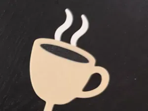 coffee topper