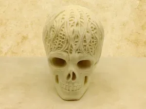 Das filigrane Totenschädel-Design