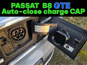 VW Passat B8 GTE - Auto close charger port cap