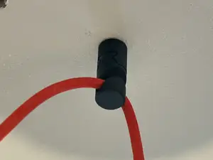 ceiling hook for cabel routing/lamp suspension