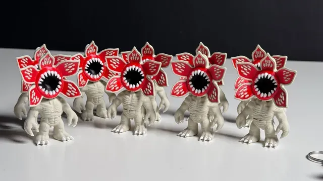 Demogorgon mini flexi keychain — Image 5 of 5