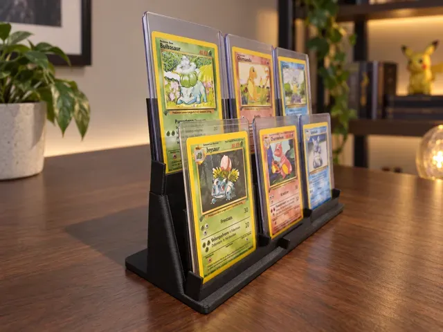 Pokemon Display Stand- 6 Card Two-Level Toploader — Фото 3 из 6