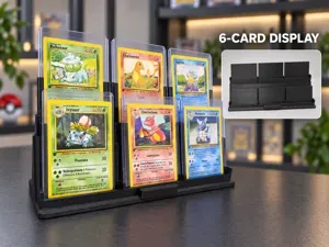 Pokemon Display Stand- 6 Card Two-Level Toploader