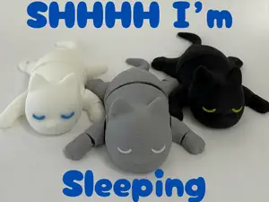 Flexi Cat Fidget (Print-in-place)