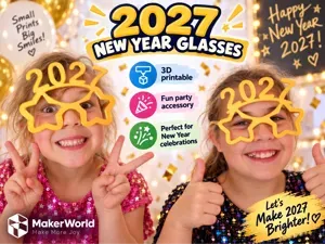 New Year 2027 Glasses