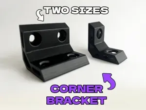 Corner Bracket – 2 Sizes | Ø6 mm