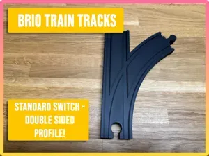 Train Track Switch (Brio, Ikea, Hape compatible)