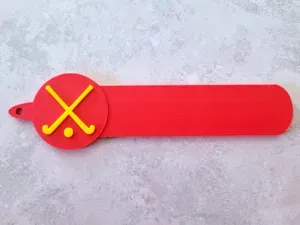 Field Hockey Keychain (Blank - Customize)