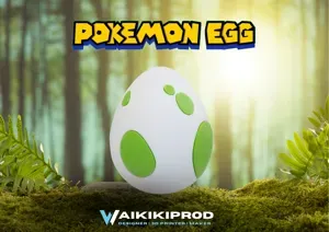 Pokemon Egg / mono Color Print