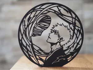 Bleach - Ichigo & Hollow Mask Silhouette