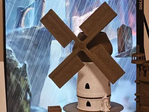 Windmill Terrain (D&D Terrain) – Nomad Sculpt