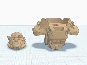 T-60 Powerrüstung für Klemmbausteine