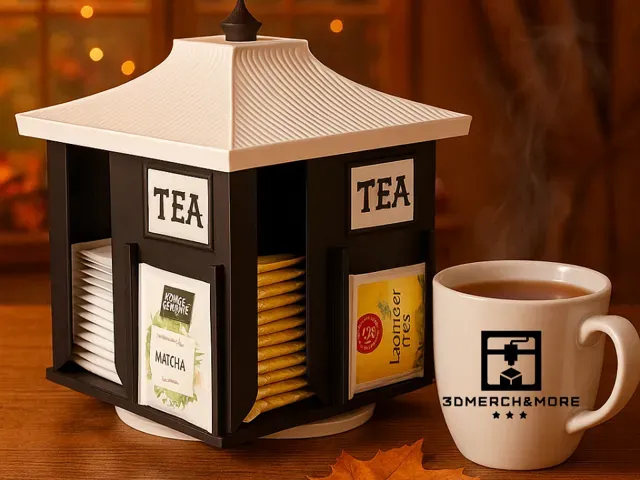 Tea Organizer – Rotating Japanese Tea Dispenser