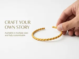 Bracciale intrecciato elegante scegli la misura