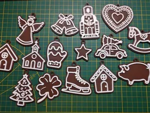 Gingerbread for the Christmas tree(perníčky)