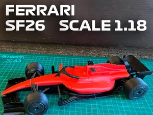FERRARI SF26 2026 SCALE 1.18